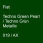 Preview: Fiat, Techno Green Pearl / Techno Grün Metallic, 019 / AX.